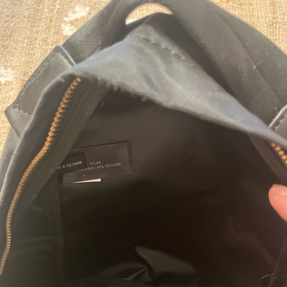 Marc Jacobs Mini Nylon Varsity Black/Gold Tone Backpack main image 9